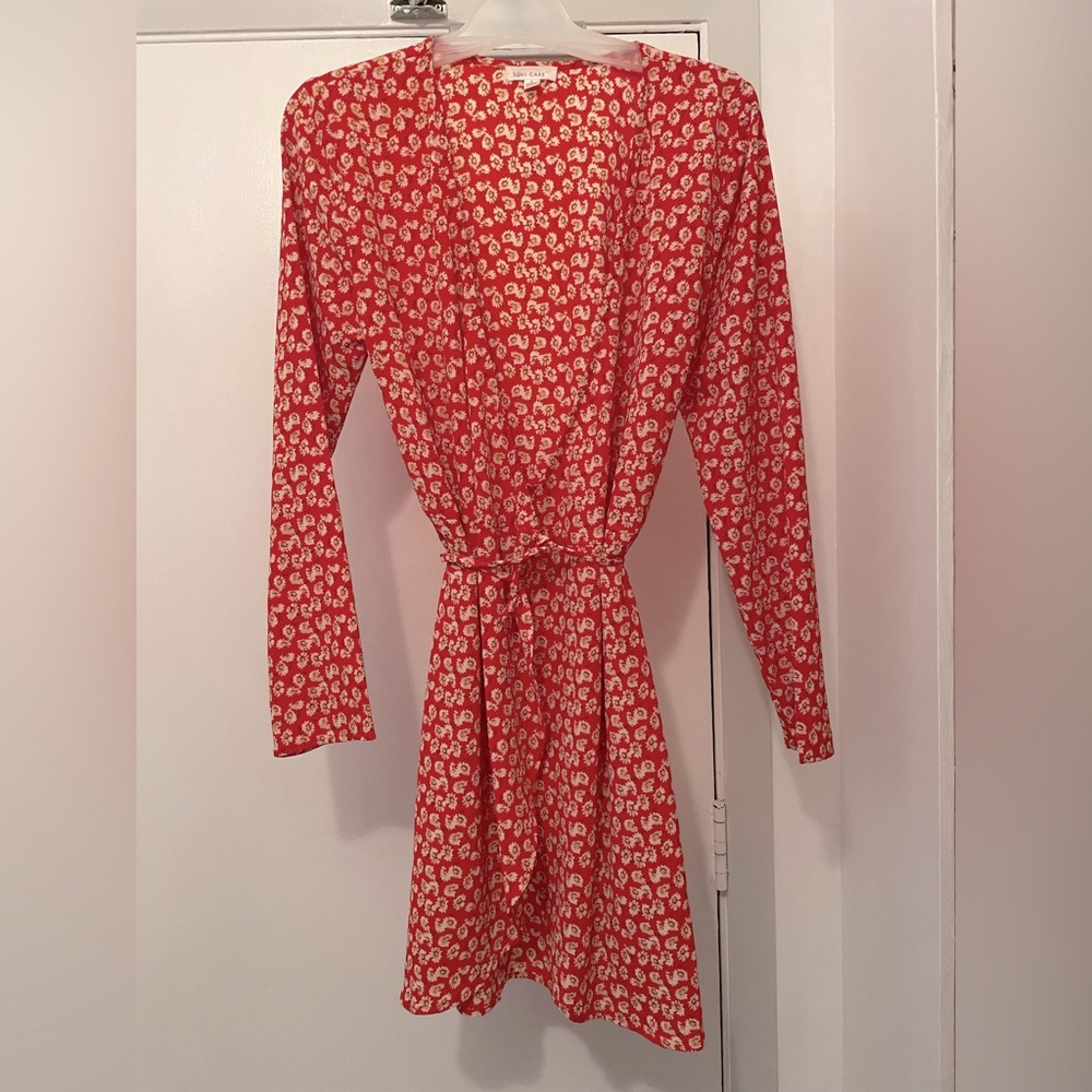 Large, long sleeved daisy dress
